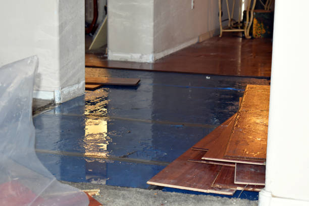 Professional Sewage Cleanup technician working in Marathon, WI